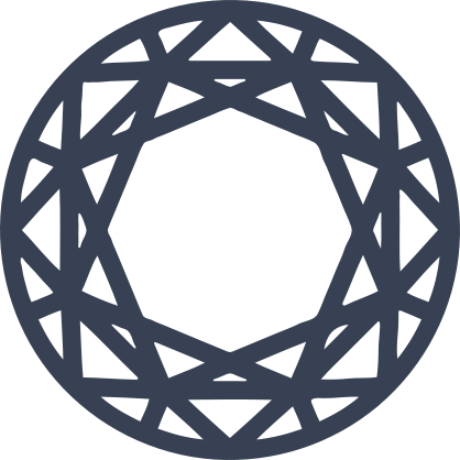 Top Of Round Diamond Sticker