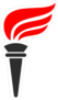 Torch Flame Vector Icon Sticker