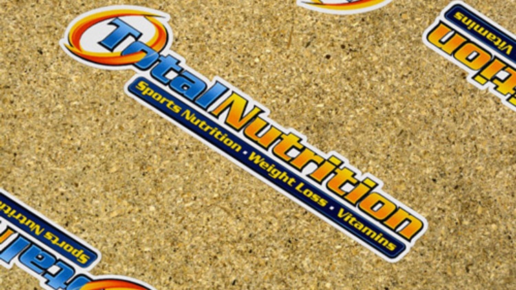 Total Nutrition Die Cut Stickers