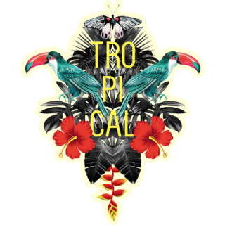 Toucan Bird In The Jungle Sticker