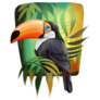Toucan Bird Tropical Rainforest Sticker