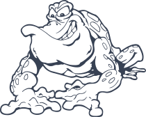 Tough Frog Toad Sticker