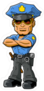 Tough Policeman Sticker