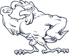 Tough Rooster Sticker