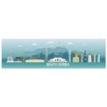 Tour Landmarks Korea Sticker