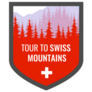 Tour To Swiss Mountains Alps Sticker