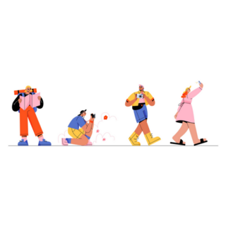 Tourists And Travelers Sticker