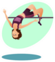 Track-and-field Athletics Illustration Sticker