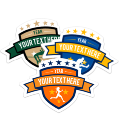 Track and Field Fundraiser Stickers