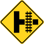 Tracks Parallel On Right Turn Sticker