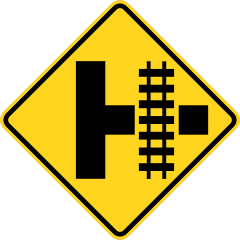 Tracks Parallel On Right Turn Sticker