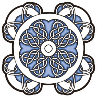 Traditional Celtic Cross Ornament Sticker