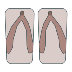 Traditional Flip Flop Sticker