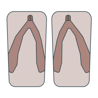 Traditional Flip Flop Sticker