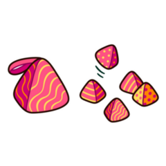 Traditional Game From Malaysia Cartoon Sticker