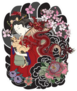 Traditional Japanese Tattoo Style Sticker