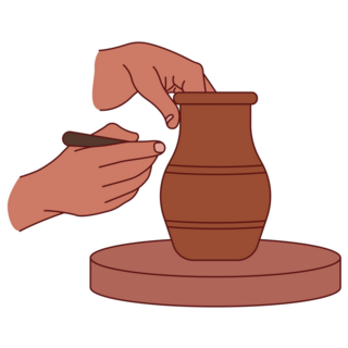 Traditional Pottery Sticker