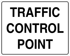 Traffic Control Point Sticker