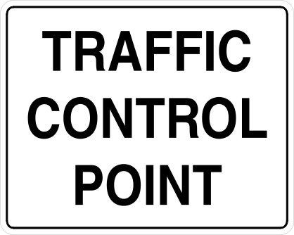 Traffic Control Point Sticker