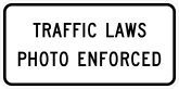Traffic Laws Photo Enforced Sticker