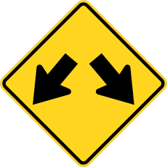 Traffic Splits In Two Sticker