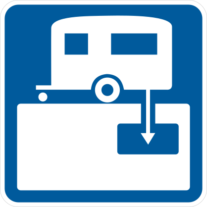 Trailer Sewage Sticker