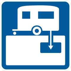 Trailer Sewage Sticker