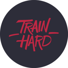 Train Hard Sport Saying Sticker