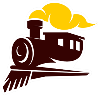 Train Logo Design Sticker