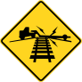 Train Tracks On A Hill Sticker