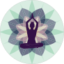 Tranquil Yoga Circle Sticker