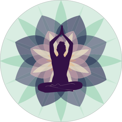 Tranquil Yoga Circle Sticker
