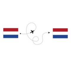 Travel From Netherlands To Netherlands Sticker