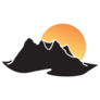 Travel Iconic Mountain Landscape Sticker
