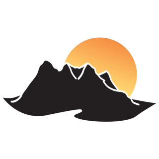 Travel Iconic Mountain Landscape Sticker