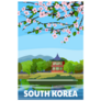 Travel Poster South Korea Sticker