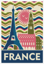 Travel To France Sticker