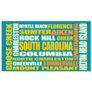Travel. To South Carolina Cities Sticker