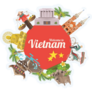 Travel To Vietnam Cultural Sticker