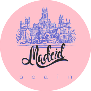 Travel Trip To Spain City Of Madrid Sticker