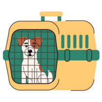Travel With Jack Russel Sticker