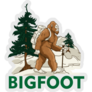 Traveler Bigfoot Trees Sticker