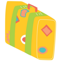 Travelers Vintage Leather Suitcase Sticker