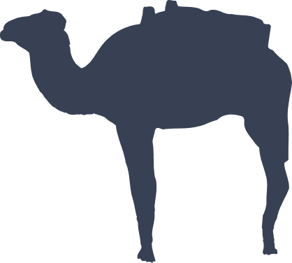 Traveling Camel Sticker