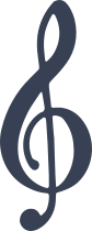Treble Clef Music Sticker