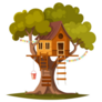 Tree House Sticker
