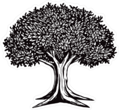 Tree Illustration Sticker