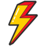 Trendy Fashion Bolt Sticker