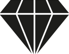 Trendy Flat Diamond Sticker