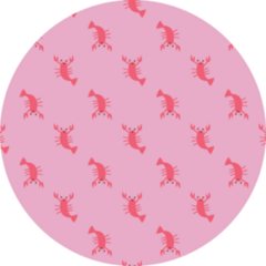 Trendy Funny And Cute Lobster Pattern Sticker